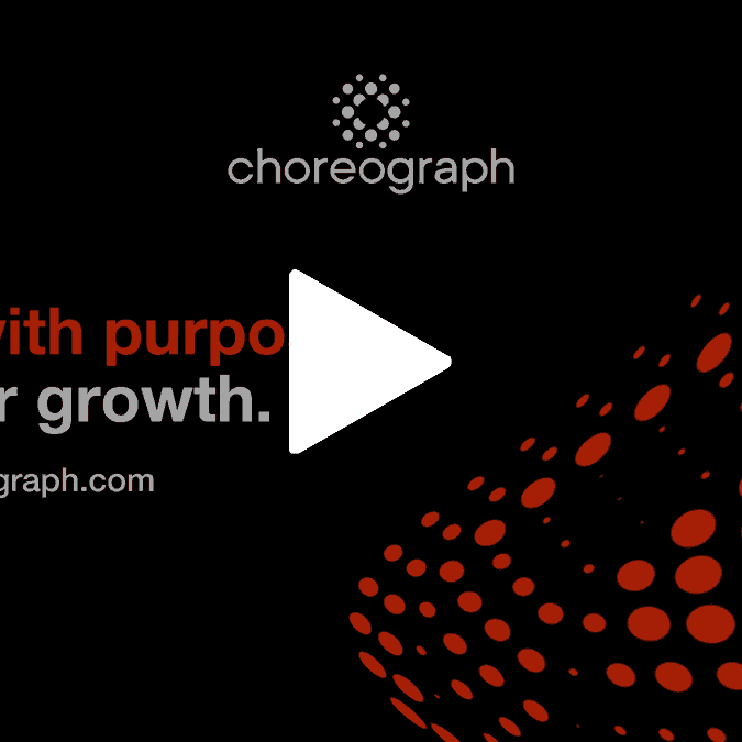 Choreograph product video